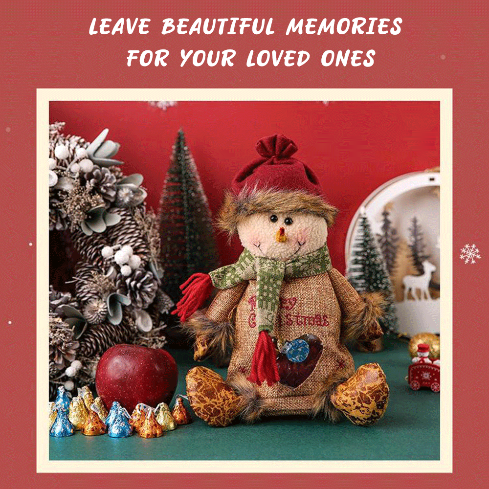 Christmas Gift Bags Zipper Design