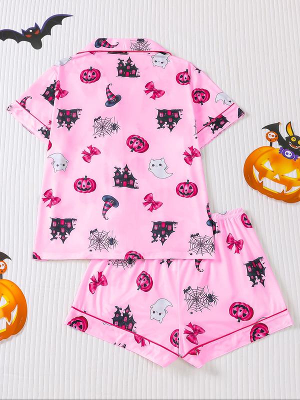 Women's Halloween Pajama Set 