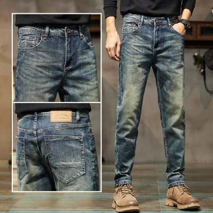 Men's Vintage Straight-Leg Jeans
