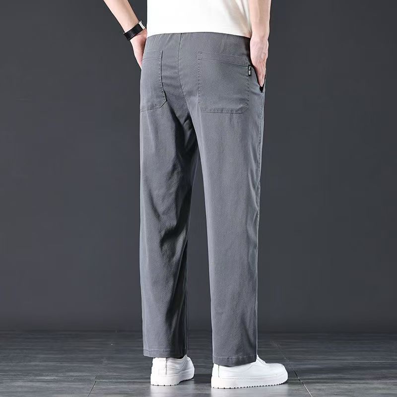 New Lyocell Tencel Men's Cargo Pants Men's Cargo Pants Men's Business Pants Casual Dress Pants