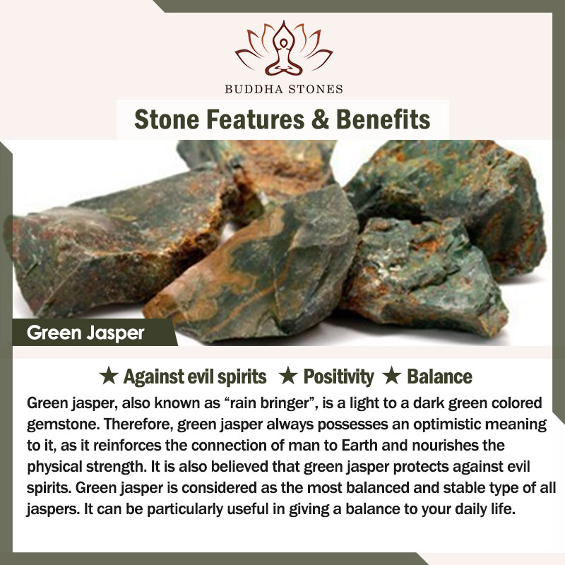 Features & Benefits of the Green jasper