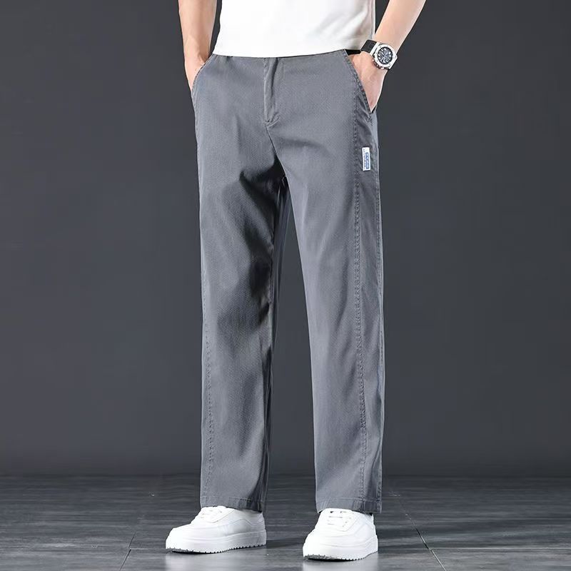 New Lyocell Tencel Men's Cargo Pants Men's Cargo Pants Men's Business Pants Casual Dress Pants