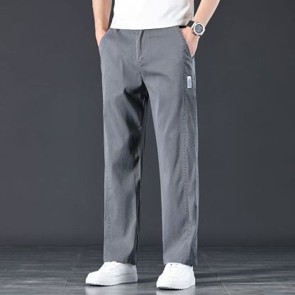 New Lyocell Tencel Men's Cargo Pants Men's Cargo Pants Men's Business Pants Casual Dress Pants