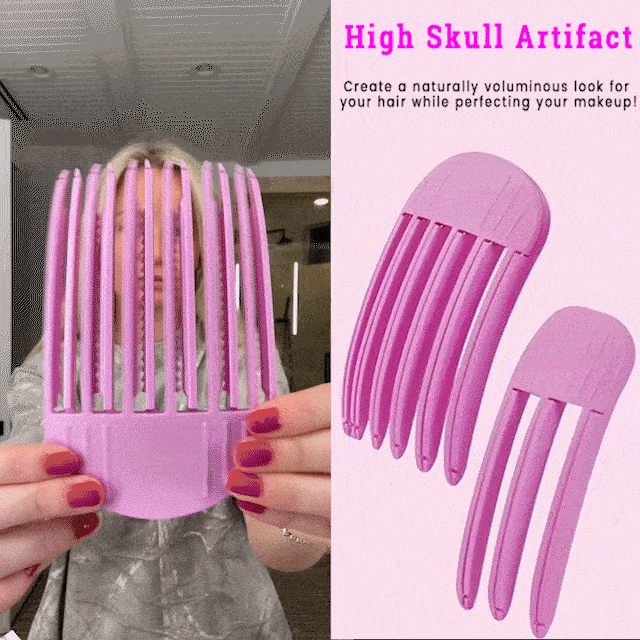 3/6 Teeth High Skull Artifact No Trace Hair Clip