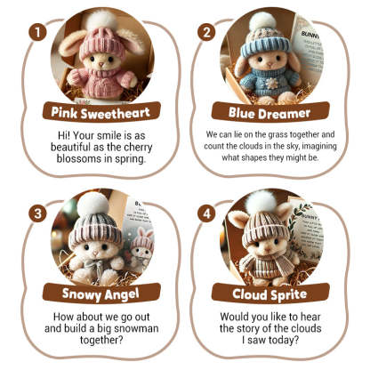 🔥Easter Hot Sale 38% OFF🐇- Handmade Mini Bunny Hug Cute Easter Gift🎁