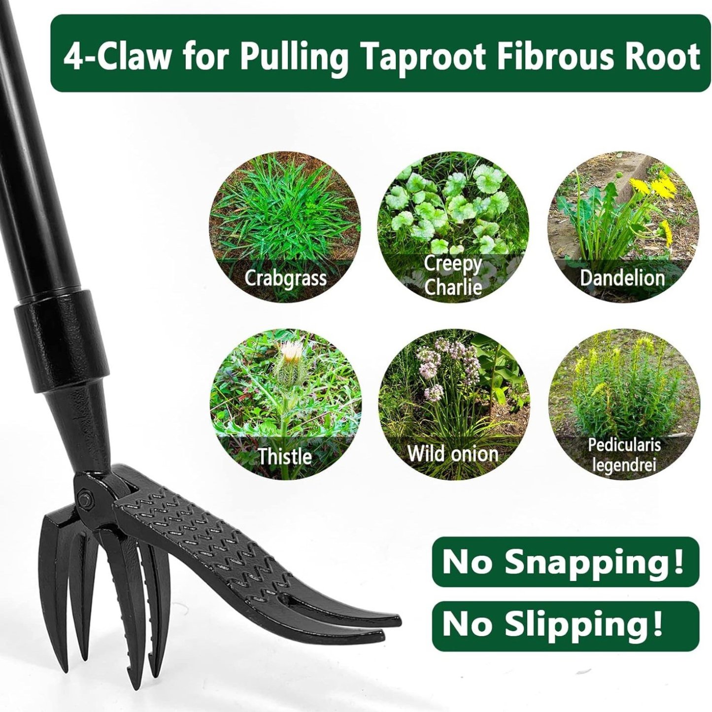 Detachable Stand Up Weed Puller Head(Without the handle)