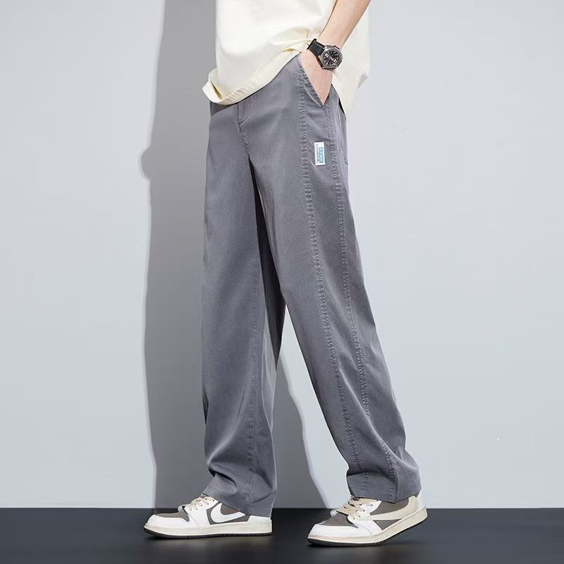 New Lyocell Tencel Men's Cargo Pants Men's Cargo Pants Men's Business Pants Casual Dress Pants