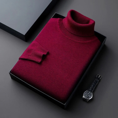 2025 New Arrivals Men's Classic Turtleneck Cashmere Sweater