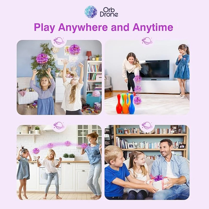 OrbDrone – 🎄Christmas Sale-50% OFF🎁 Flying Orb Pro Spinner Mini Drone