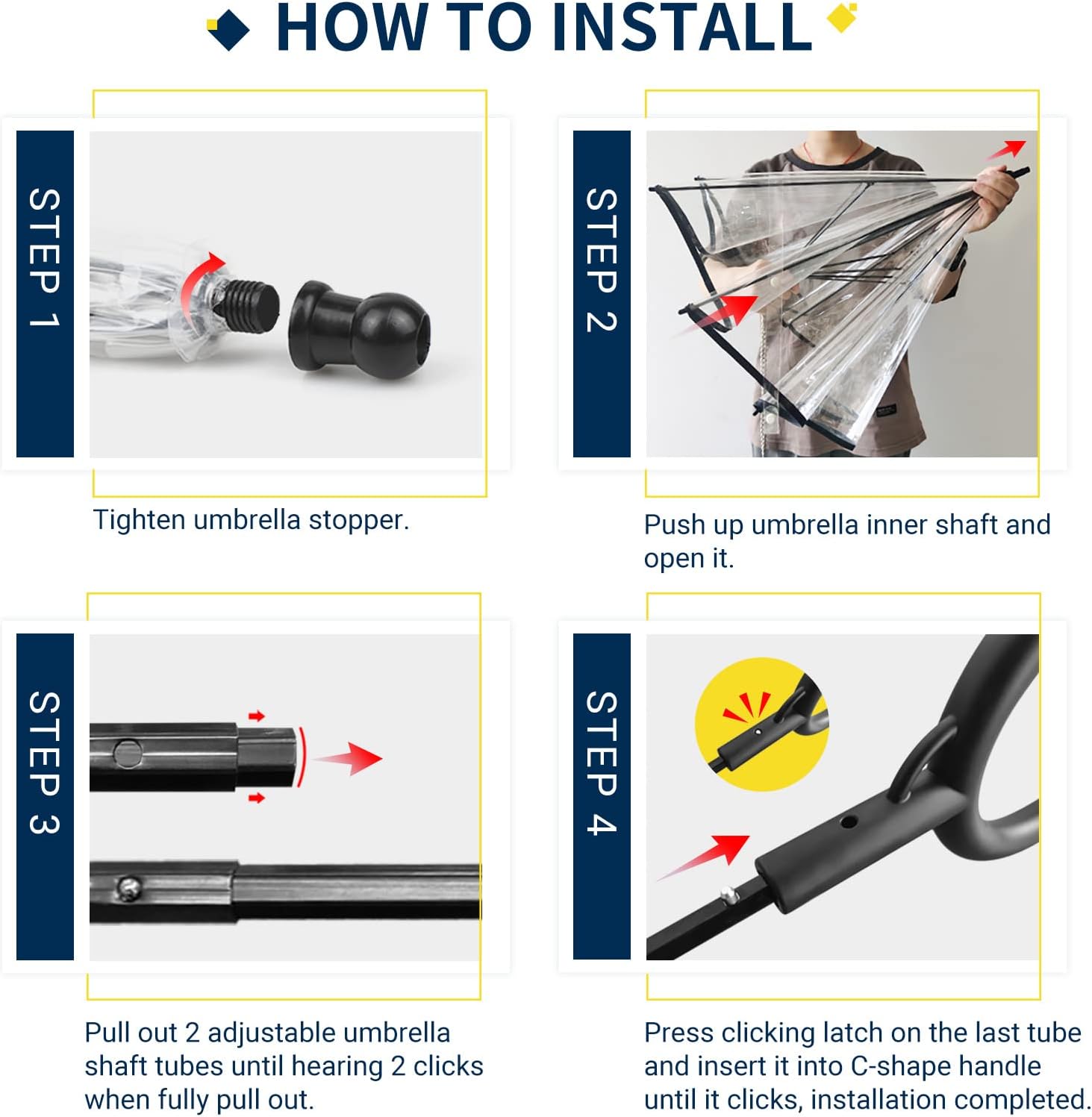 Petleso Umbrella for Small Dogs, Pet Umbrella for Dogs in Rainy Day with Adjustable Leash