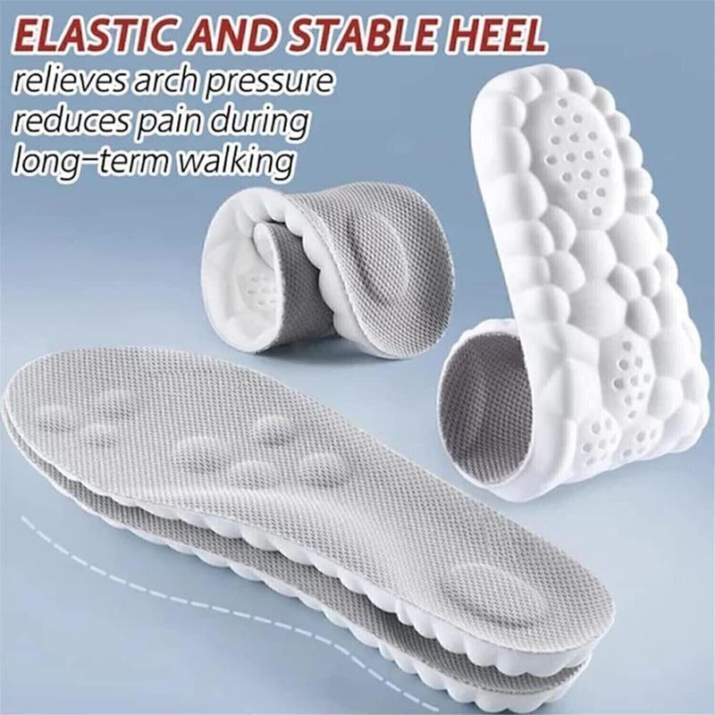 4D Memory Foam Cloud Insoles – Pain Relief & All-Day Comfort