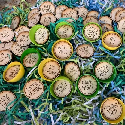 🐰Wooden Easter Reward Coins