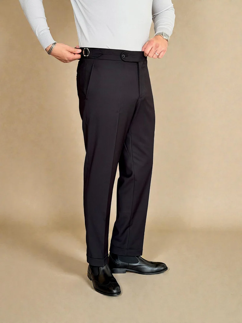 Chino Side Adjuster Trousers - Cacao
