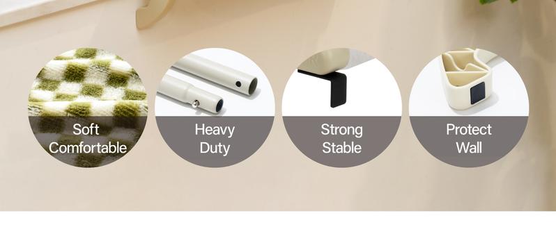 MEWOOFUN Cat Window Perch, Window Sill Mount Cat Hammock for Indoor Cats, Adustable Hammock with Removable Covers For Cat Bed Attach To Bedside