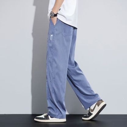 New Lyocell Tencel Men's Cargo Pants Men's Cargo Pants Men's Business Pants Casual Dress Pants