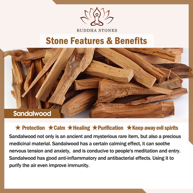 Buddha Stones Tibetan Buddha Sandalwood Protection Healing Incense Incense BS 1