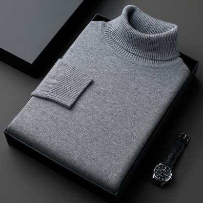 2025 New Arrivals Men's Classic Turtleneck Cashmere Sweater