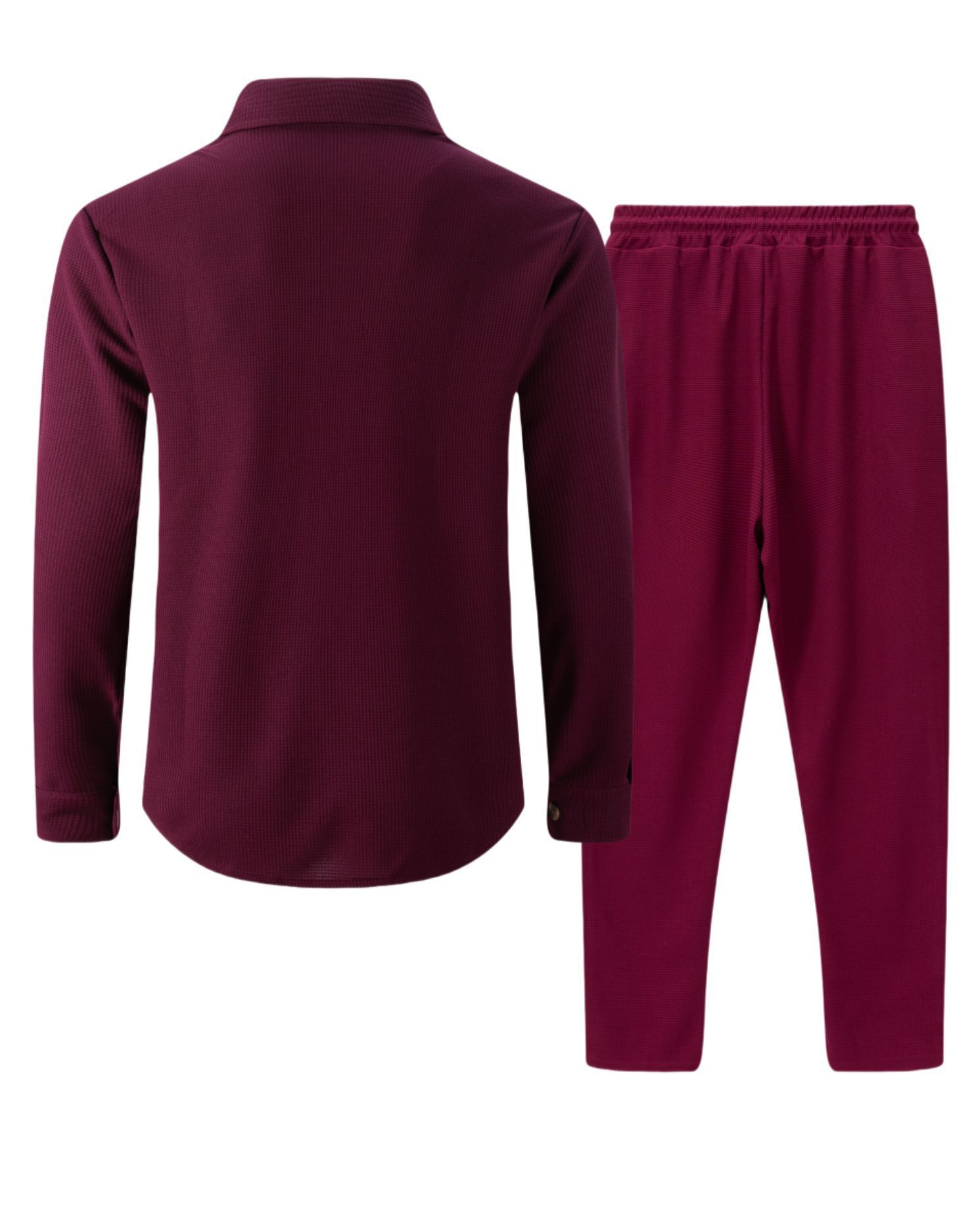 Men's waffle two-piece set