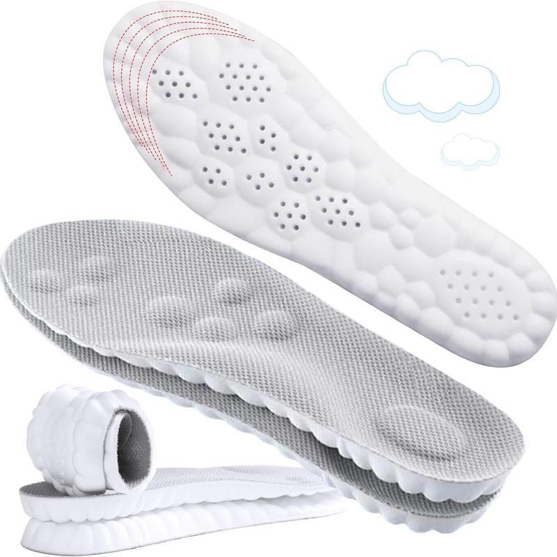 4D Memory Foam Cloud Insoles – Pain Relief & All-Day Comfort