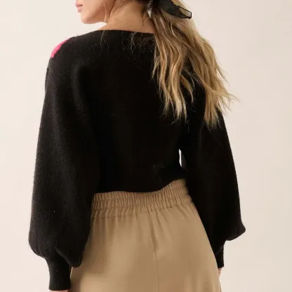 Christmas ladies light luxury casual sweater