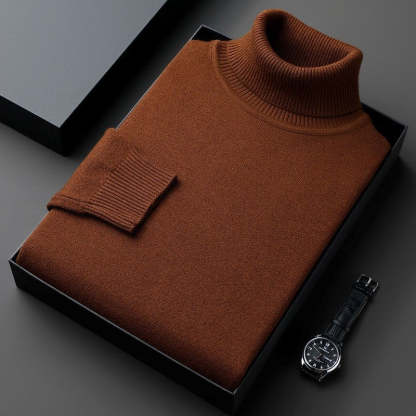 2025 New Arrivals Men's Classic Turtleneck Cashmere Sweater