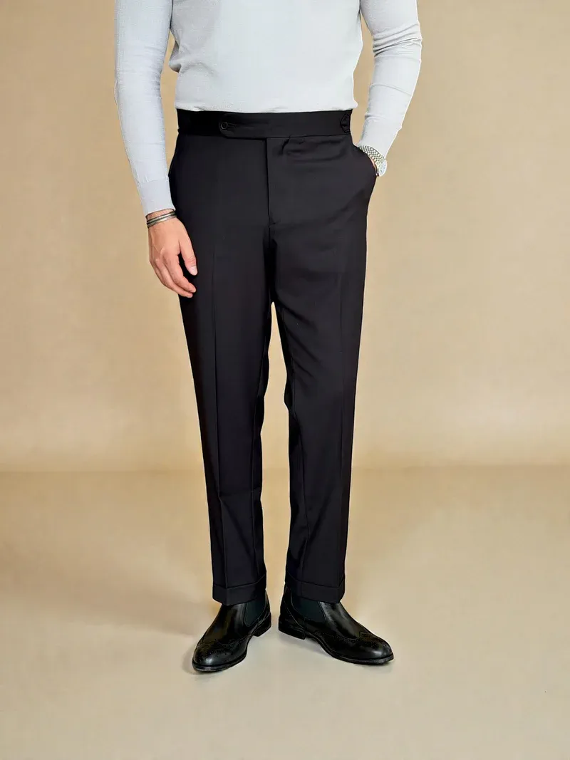 Chino Side Adjuster Trousers - Cacao