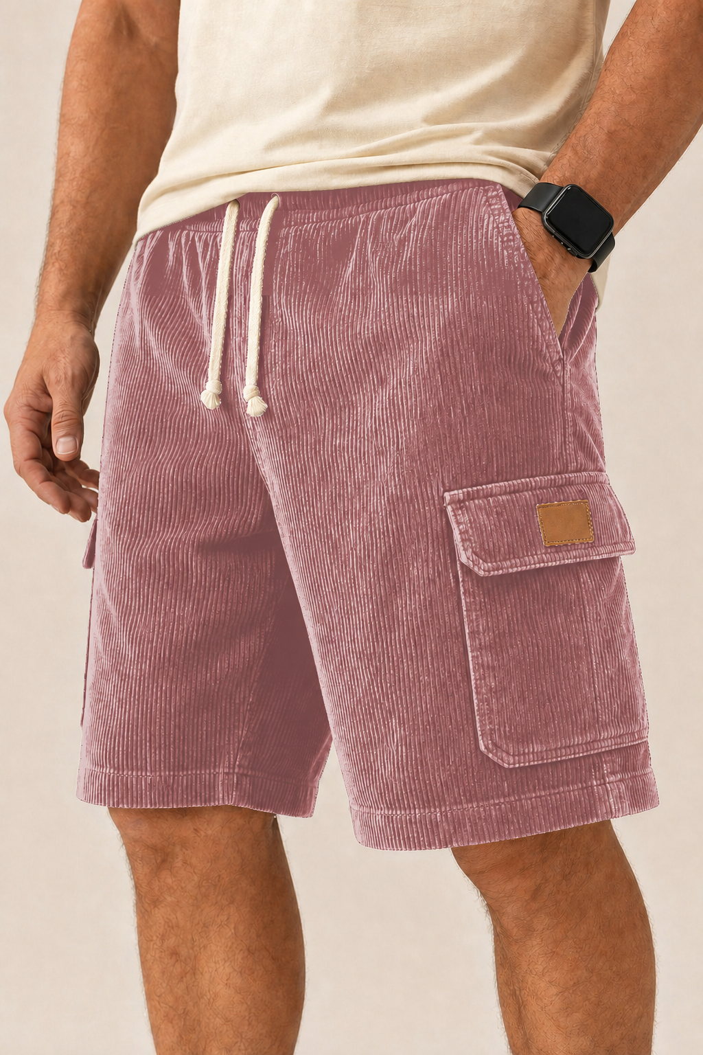 Big & Tall Corduroy Cargo Shorts Limited  