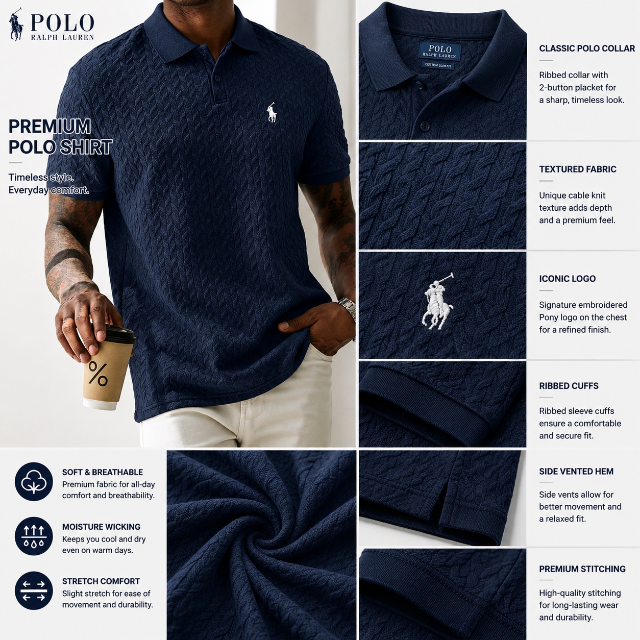 Everyday Tailored Polo