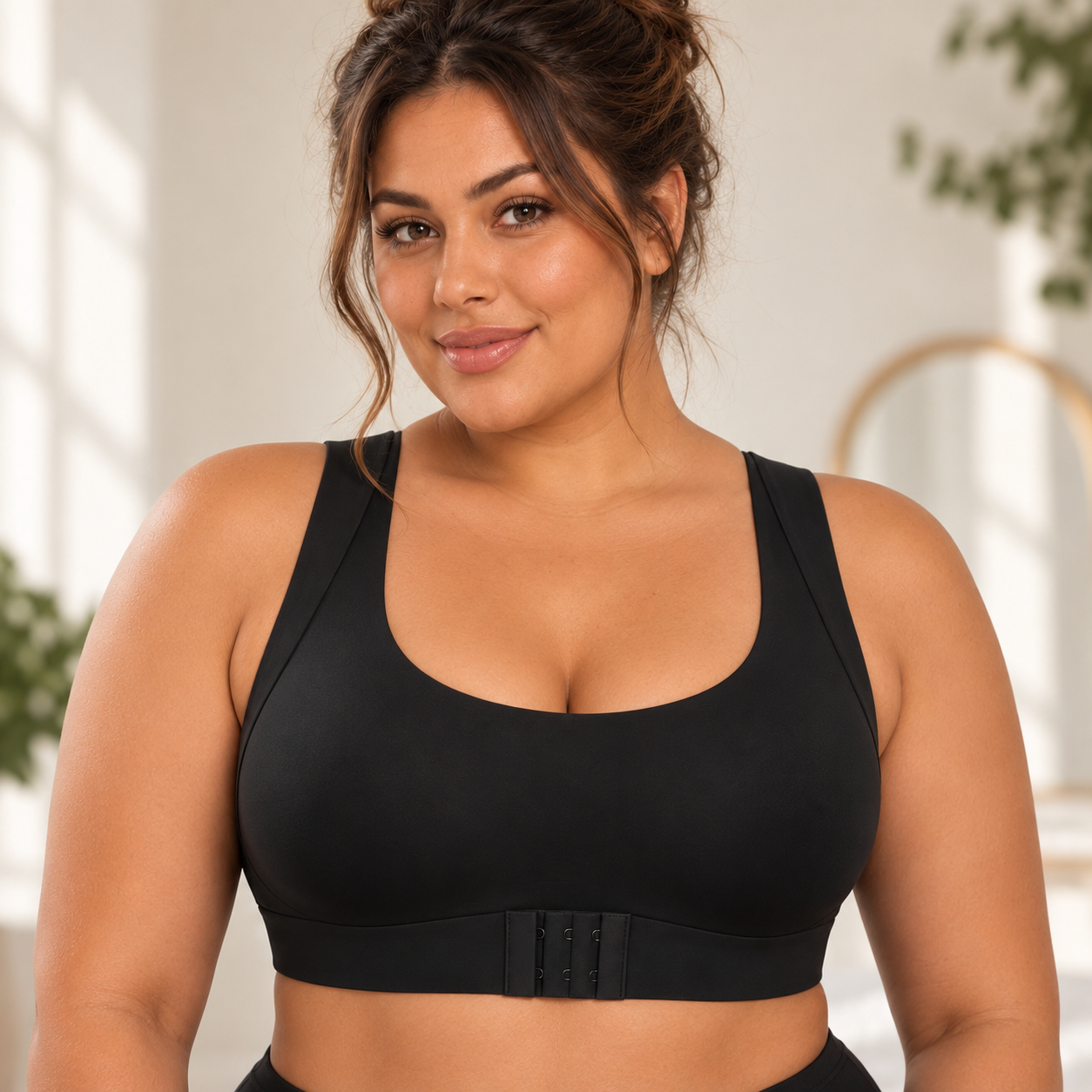 Posture-correcting bra