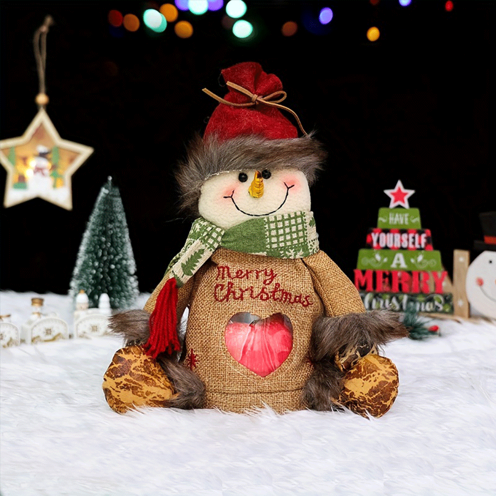 Christmas Gift Bags Zipper Design