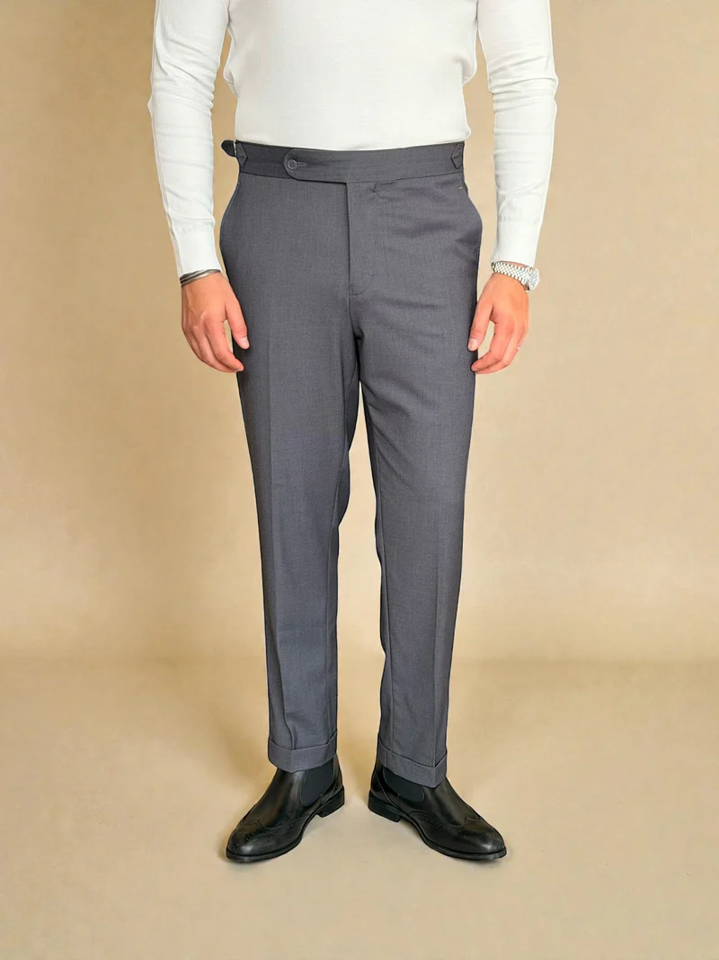 Chino Side Adjuster Trousers - Cacao
