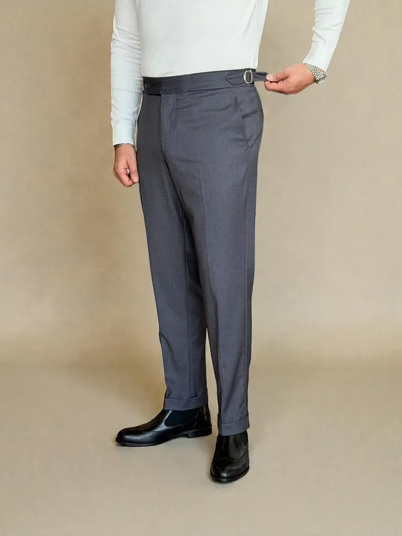 Chino Side Adjuster Trousers - Cacao