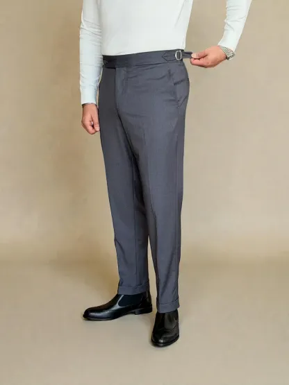 Chino Side Adjuster Trousers - Cacao