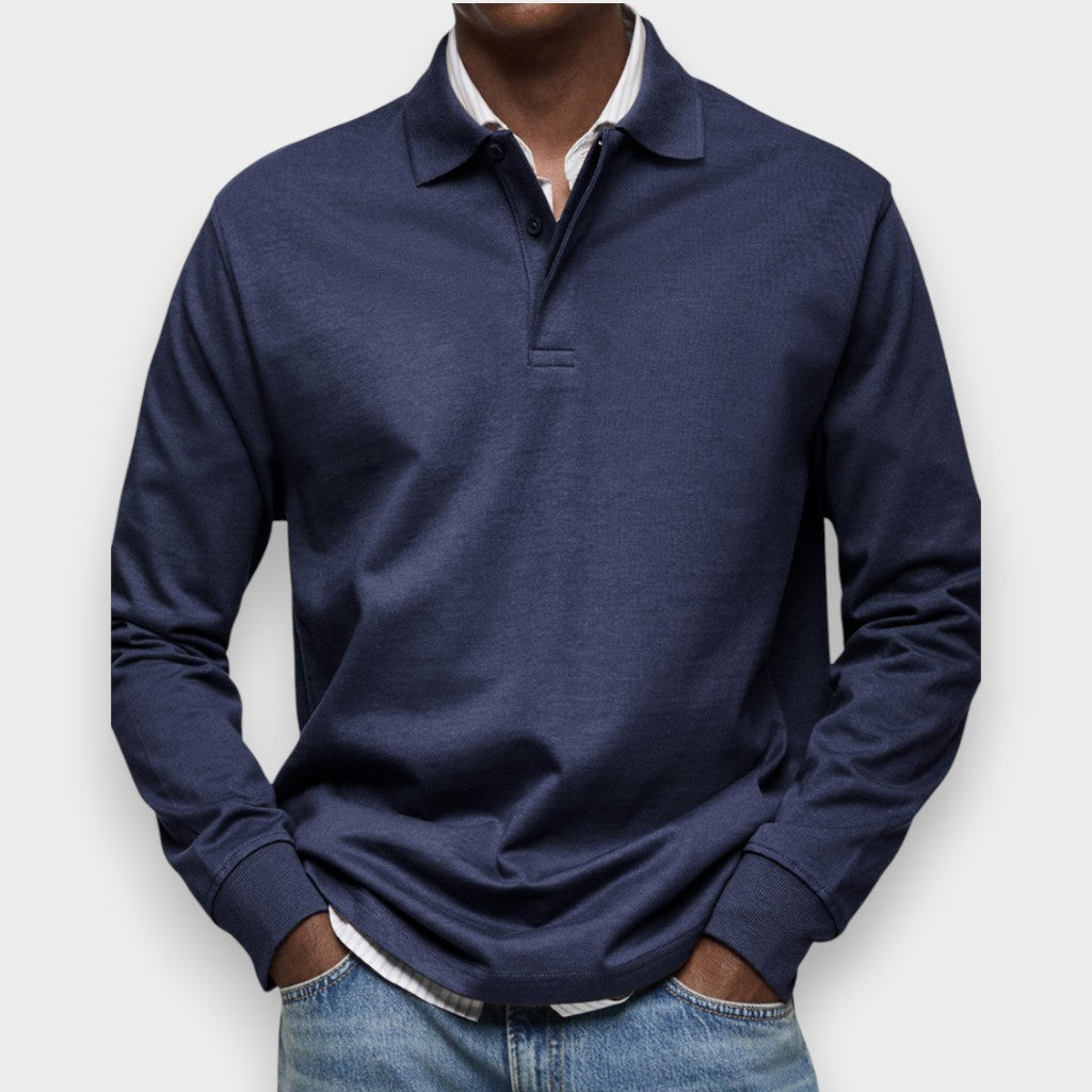Luxury Long Sleeve Polo