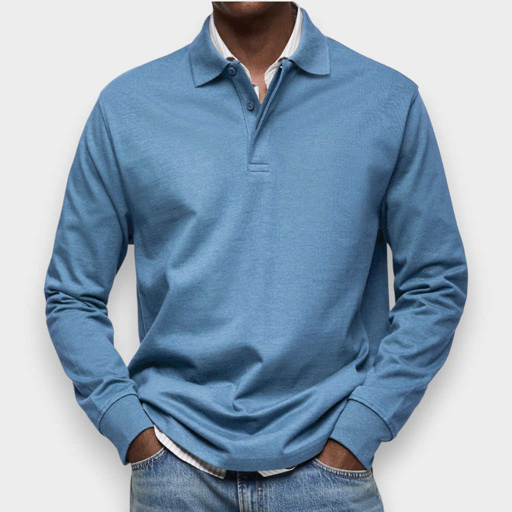 Luxury Long Sleeve Polo