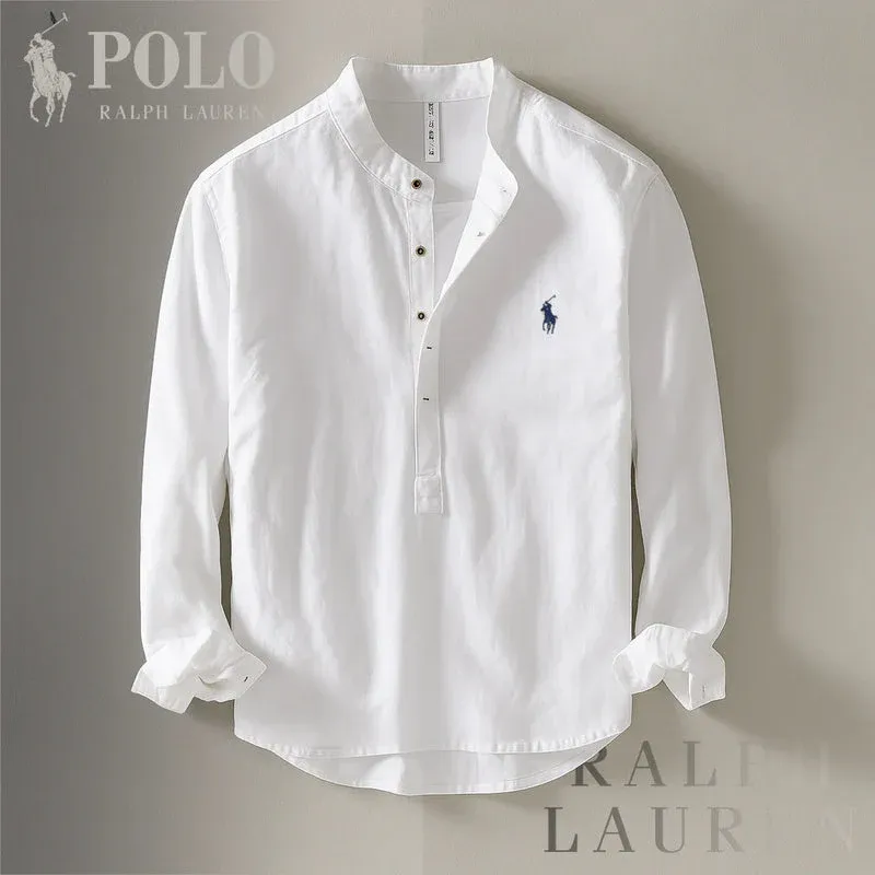 Ralph Lauren Korean Stand-Up Collar Shirt: A Must-Have