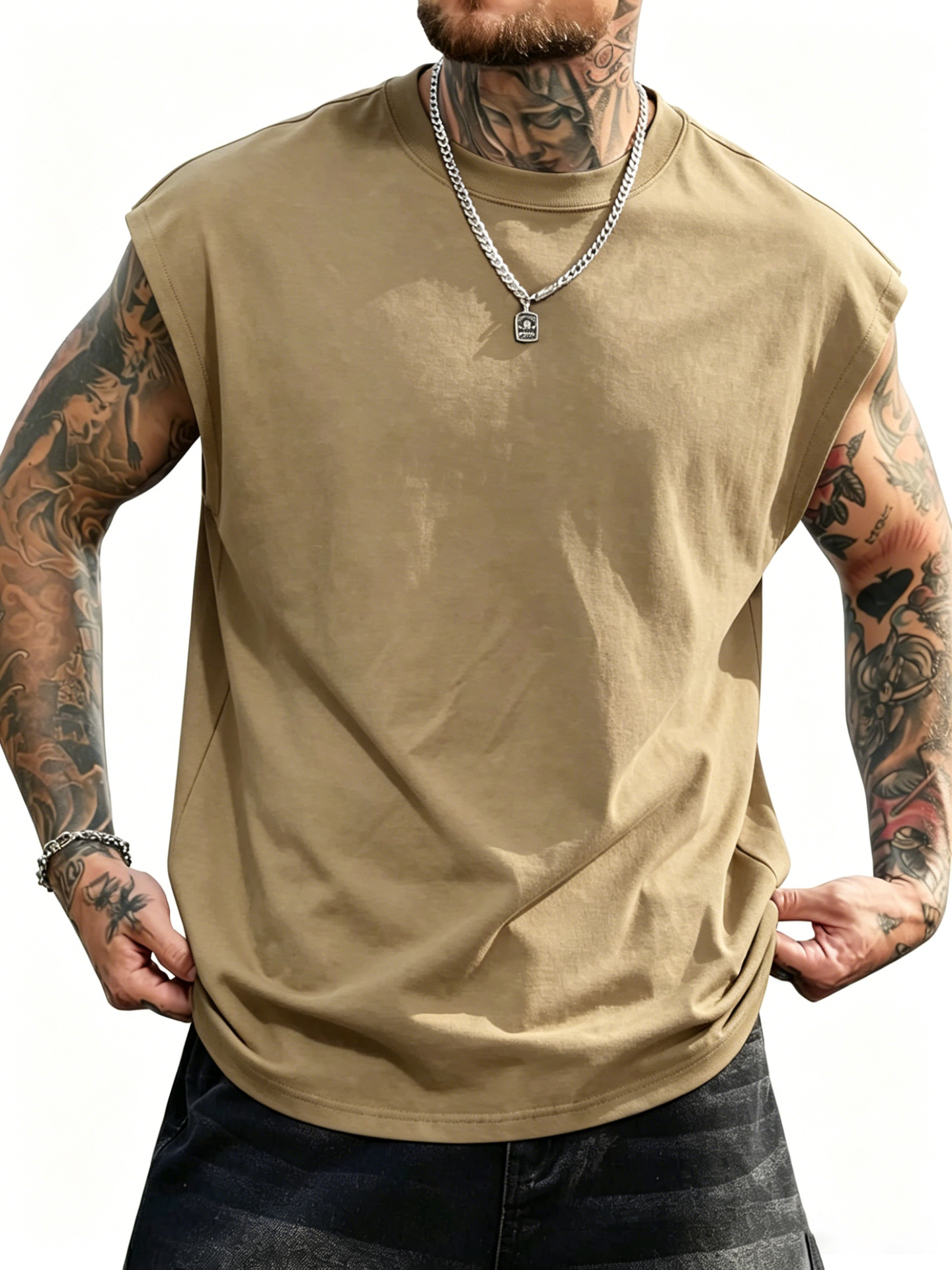 Aliexpress Men'S Summer Versatile Quick-Drying Sports Short-Sleeved Simple Casual Breathable Jogging Round Neck Top Wholesale