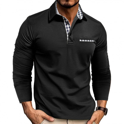 Long-sleeve polo shirt