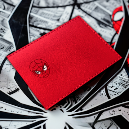 Minimalist Yet Bold – Bat ID RFID-Blocking Leather Wallet for Men