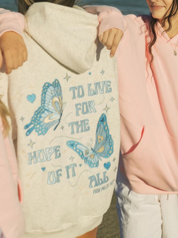 Oversized “To Live For the Hope of it All” Hoodie