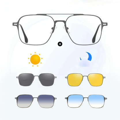6-in-1 Magnetic Polerized Sunglasses