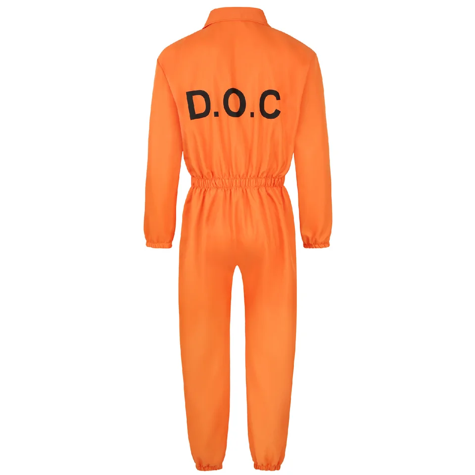 Luigi Prison Uniform Work Jumpsuit Cosplay Costume