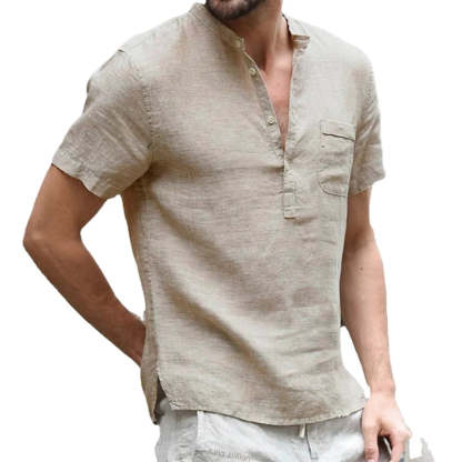 Men's Cotton-Linen T-Shirt
