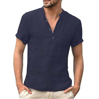 Men's Cotton-Linen T-Shirt