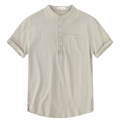 Men's Cotton-Linen T-Shirt
