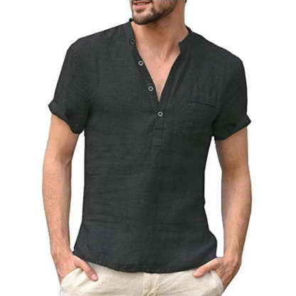 Men's Cotton-Linen T-Shirt