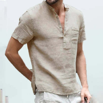 Men's Cotton-Linen T-Shirt