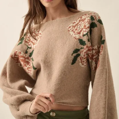 Christmas ladies light luxury casual sweater