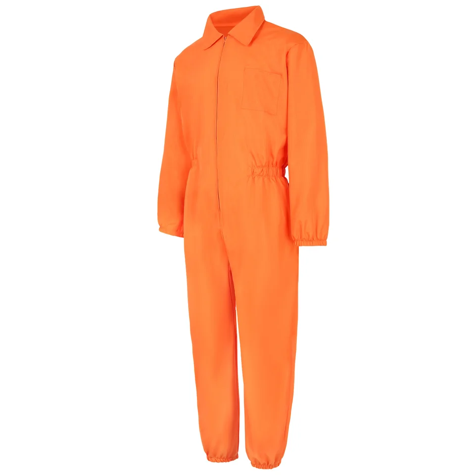 Luigi Prison Uniform Work Jumpsuit Cosplay Costume