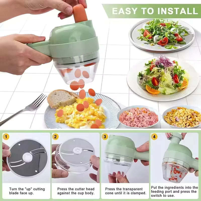 Multi functional electric vegetable slicers
